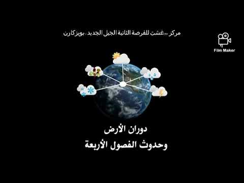 دوران الأرض و تعاقب الفصول المشرف التربوي