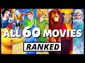 All 60 animated disney movies  ranked