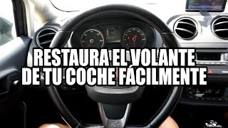 Como RESTAURAR el VOLANTE de un COCHE - Colourlock Kit restauración para Volantes de Cuero / Piel