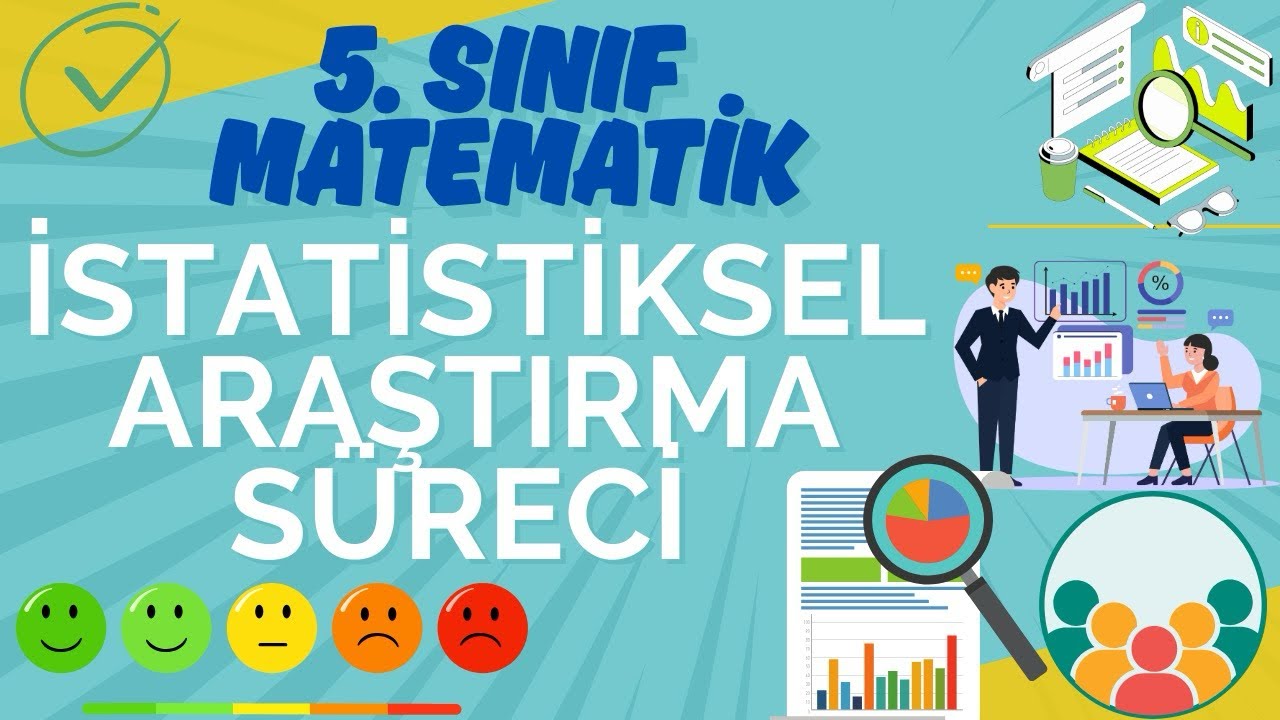 5. Sınıf Matematik | İstatistiksel Araştırma Süreci | Araştırma sorusu - Veri toplama yöntemleri