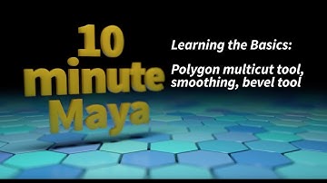 Ten Minute Maya 007 - basic polygon tools 2