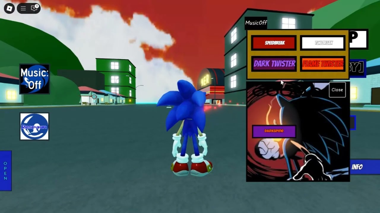 Sonic Universe RP Judgement Sonic Showcase