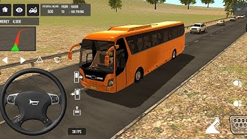 Euro coach bus simulator 💥 || indonesia bus simulator part-1 #bus #game #simulator