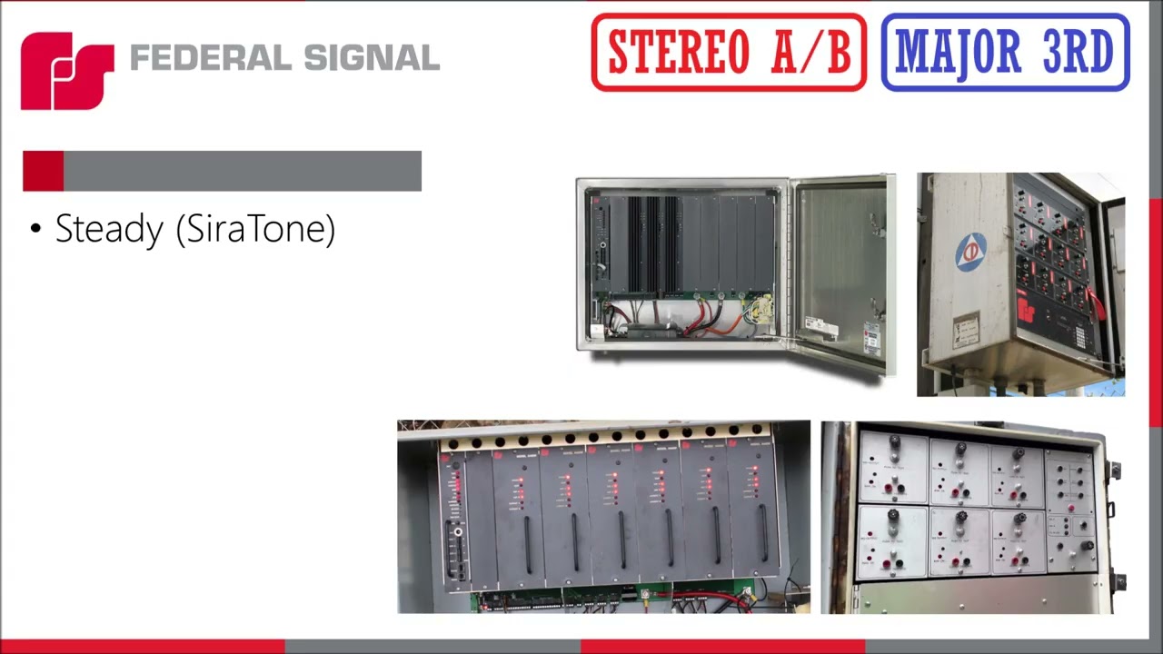 Federal Signal (SiraTone, MC, MCP, UV) electronic controllers MAJOR 3RD | Compilation synth