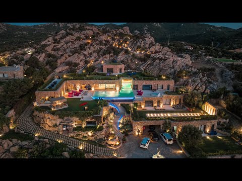 Video: Rumah Bumi Modern yang Provokatif di Emerald Coast di Sardinia
