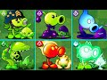 PvZ2 - 9 Best Pair Pea &amp; Mint Plants Battlez - Who Will Win? Team Vs Team Plants