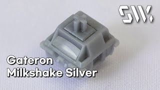 Gateron Milkshake Silver Swtich Typing Sound
