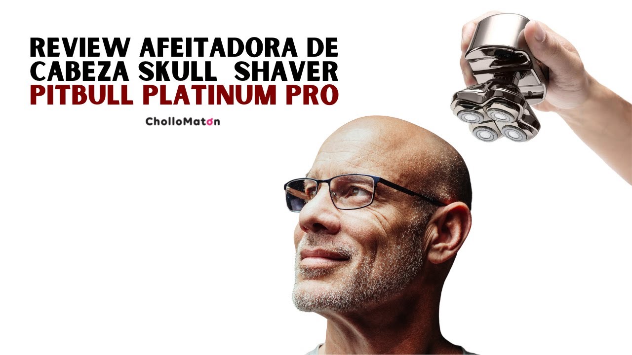 🪒 REVIEW de MEJOR AFEITADORA de CABEZA profesional del mercado Skull  Shaver PITBULL PLATINUM PRO👨🏻‍🦲 