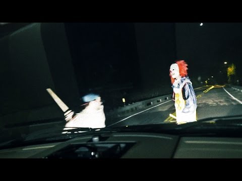 CLOWN RUN OVER Clown Sighting (Original Video)