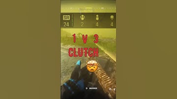 CRAZY 1V3 WZ Ranked #shorts