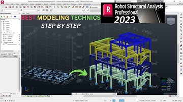 ROBOT STRUCTURAL ANALYSIS TUTORIAL (STEP BY STEP COMPLETE MODELING OF RCC BUILDING IN A UNIQUE WAY)