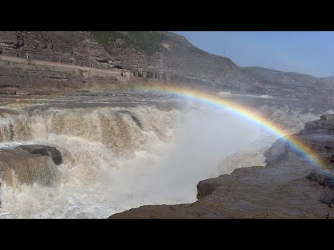 Live: hukou waterfall in nw china ushers in spring flood season – ep. 2