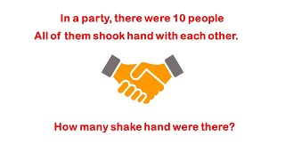 Permutations and Combinations | Counting handshakes