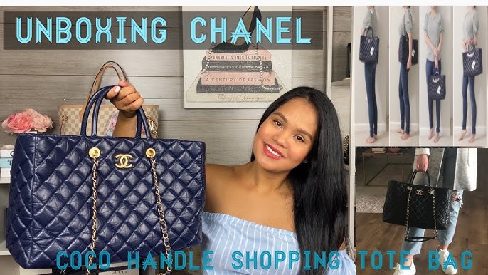 Chanel Quilted Coco Allure Shopping Tote