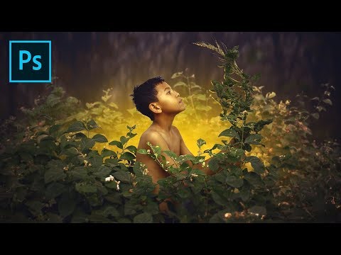 Photoshop Tutorial Color Blending - Golden Light Shine Photoshop Tutorial Color Blending - Golden Light Shine