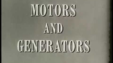 DC MOTORS AND GENERATORS