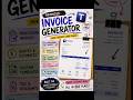 Free Invoice Maker Online, Create in Seconds (No Signup) | Toolsnak  #trending #viral #youtubeshorts