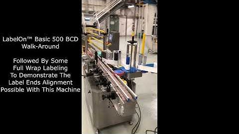 Bottle Labeler - LabelOn™ Basic 500 BCD - Full Wrap Labeling Machine