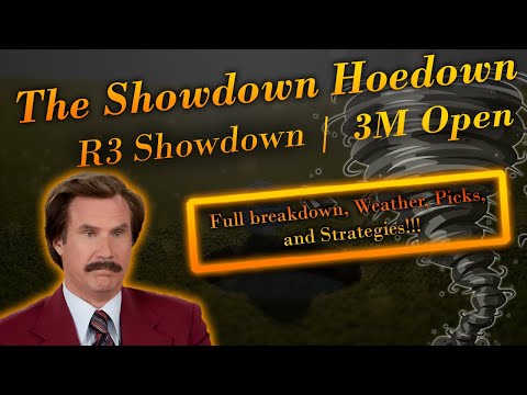 PGA DFS: Showdown Hoedown R3 | 3M Open