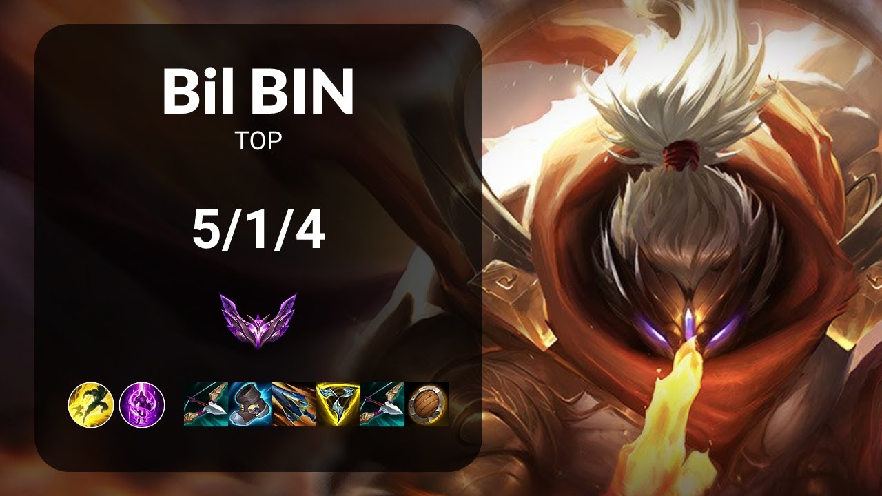 Bil Bin Jax vs Vladimir TOP - KR MASTER Patch 14.18