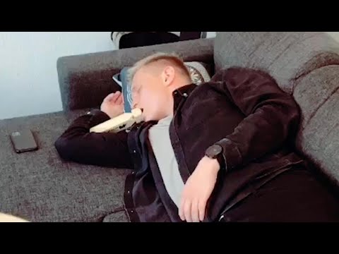 Guy Hilariously Wakes Up Friend Using Train Whistle