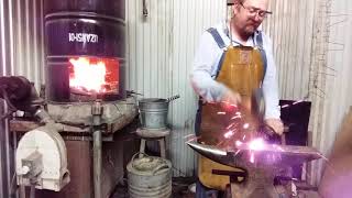 Charcoal forging