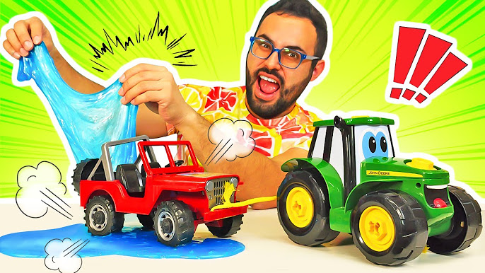 🚜 Soy yo y mi tractor Johnny. Juguetes para niños 