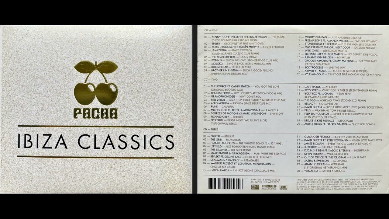 Pacha - Ibiza Classics (Disc 1) (Classic House / Electronica Mix