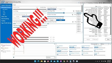 How To Fix Intel XTU Core Voltage Offset Not Working!