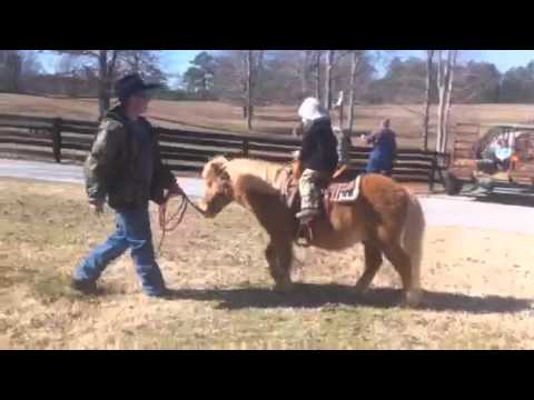 Ryders 1st pony ride