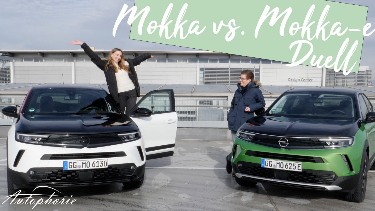 2021 Opel Mokka-e Ultimate (100 kW) vs. Opel Mokka GS Line (130 PS)  Vergleichstest [4K] - Autophorie 