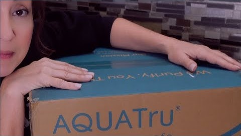 Setting up  the AquaTru Carafe