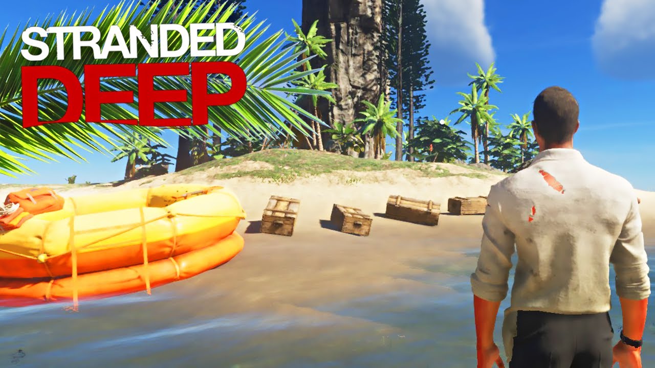 STRANDED DEEP 01 | PRECISO SOBREVIVER NESSA ILHA DESERTA | NOVA ...