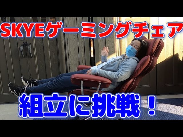 【未使用・組立済み】SKYE ゲーミングチェア家具・インテリア