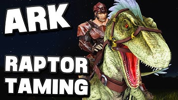 ARK: Survival Evolved | Ep 11 : "TAMING A RAPTOR!"