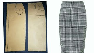 [DETAILED] HOW TO DRAFT A BASIC PENCIL SKIRT PATTERN // EASY PENCIL SKIRT DIY // EMILY PEACE
