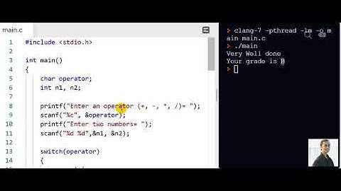 C Programming in Marathi, switch Statement by Dr. Pranav Patil