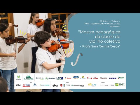 Mostra Pedagógica da classe de violino coletivo