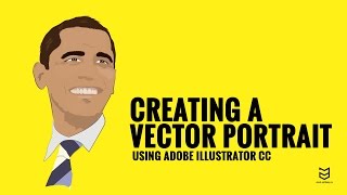 07 - Drawing Hair With The Blob Brush: Creating a Vector Portrait Using Adobe Illustrator CC