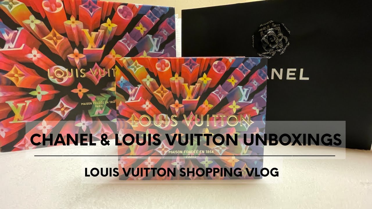 Chanel & Louis Vuitton Unboxings + Louis Vuitton Shopping Vlog - YouTube