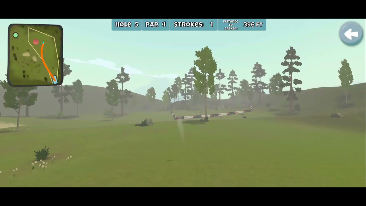 Disc Golf Valley Throw In 1 YouTube