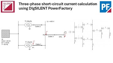 Calculation of three phase short circuit current in DIgSILENT PowerFactory