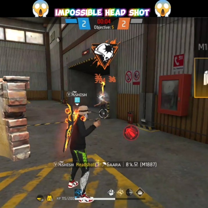 IMPOSSIBLE 🗿🍷 head shot 😱😱 3M views targets trending short video 👈# ...