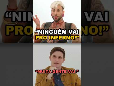 «Criaram o inferno pras pessoas terem medo» — bruxo x cristão 🔥 #Shorts
