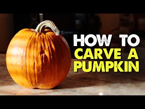 HOW TO CARVE A PUMPKIN