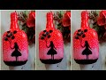 BOTTLE PAINTING / BALLOON GIRL ON BOTTLE