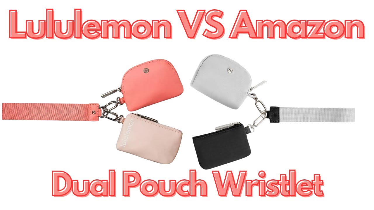 Lululemon Dual Pouch Wristlet VS  Look a Like 