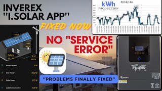 Inverex Isolar App Problems Finally Fixed ✅ Inverex Solar App  Service Error Solution kWh production screenshot 5