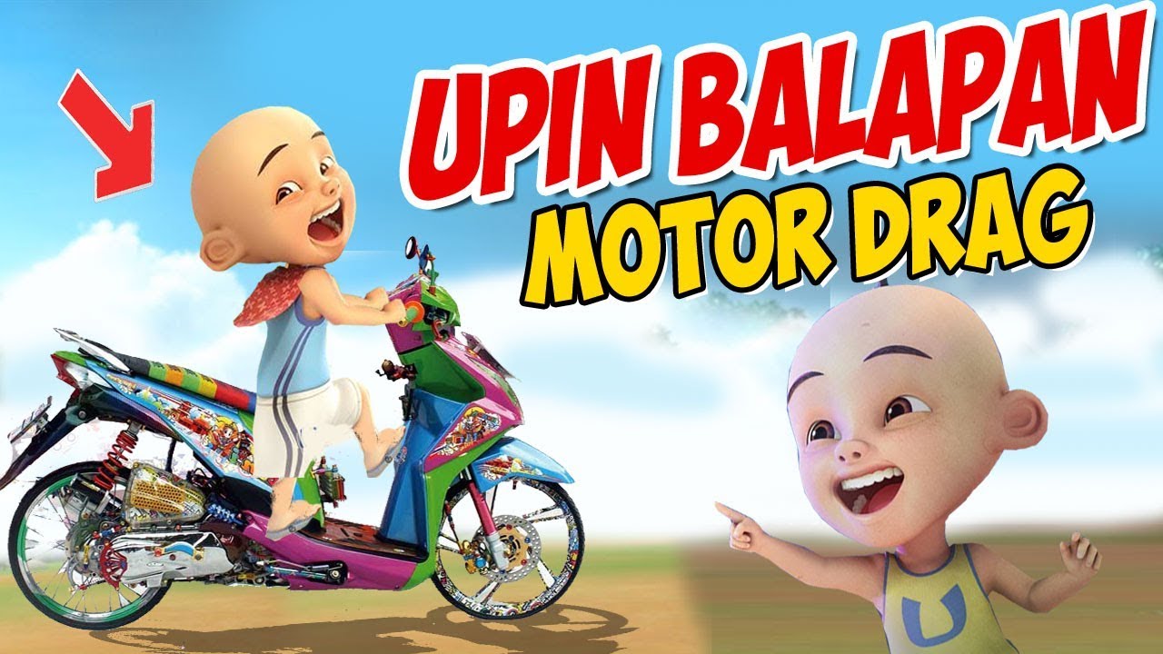 Upin ipin Balapan  Motor  Drag ipin senang GTA Lucu  YouTube