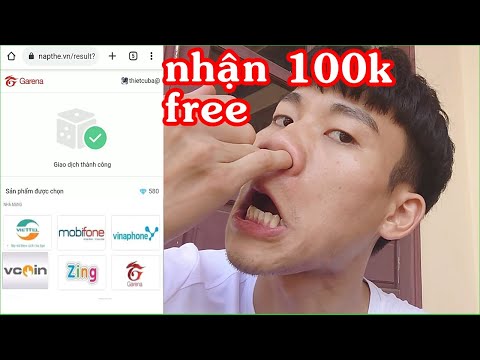 Hướng Dẫn Nhận 100k Thẻ Garena Miễn Phí Uy Tín 100% | Kiếm Tiền Online Mới Nhất